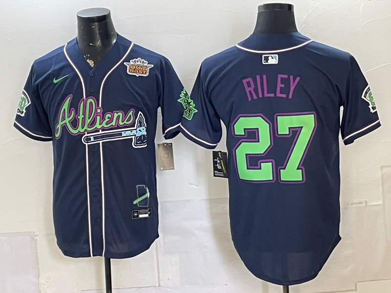 men 2026 Atlanta Braves #27 Riley blue Game Nike MLB Jersey 07270045->atlanta braves->MLB Jersey